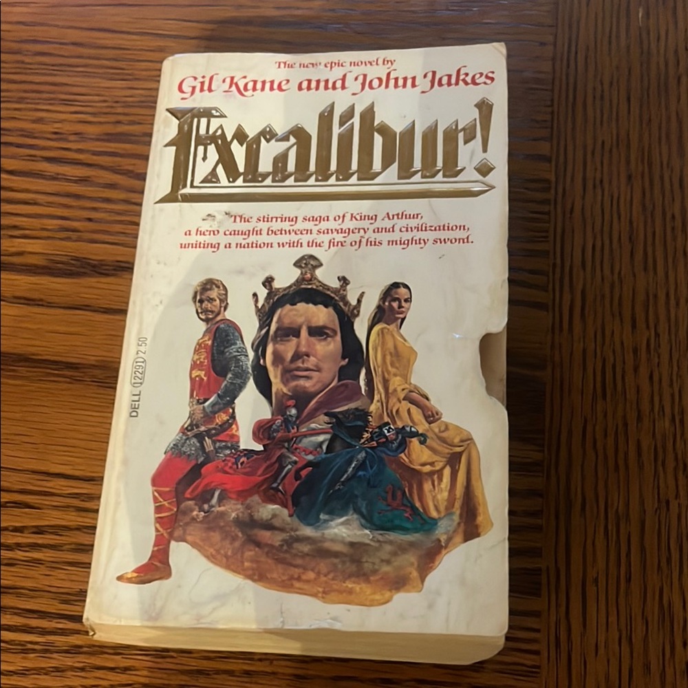 Excalibur! by Gil Kane and John Jakes King Arthur Medieval Novel Vintage Book